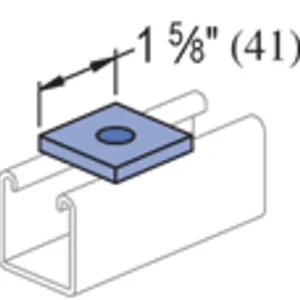 3/8IN Square Washer Direct Supply Channel