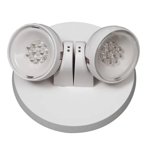Premium Sure-Lites ALL-PRO APWR2 Universal Emergency Exit Lamp, LED Lamp, 0.78 W Lamp, 3.6 VDC, 2 Heads