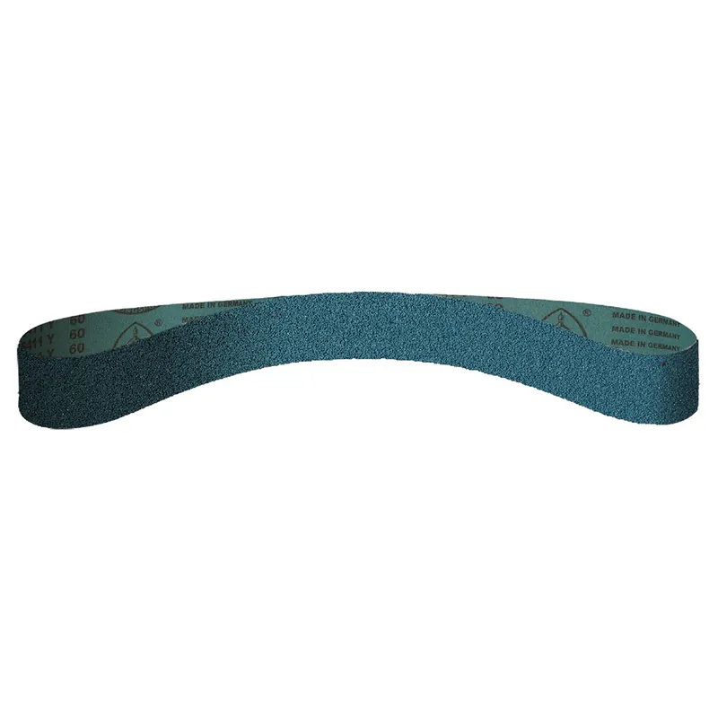 411060Y00602104 - File Belt: CS411 Alumina Zirconia/60 Grit/Y-Wt Polyester/3/4"x 21 #4 Trusted Brand