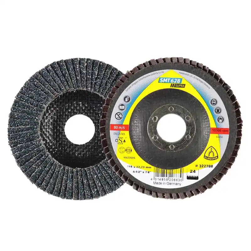 Wholesale 628024115022 - SMT628 Supra Flap Disc/Alumina Zirconia/24 Grit/4.5"x 7/8"