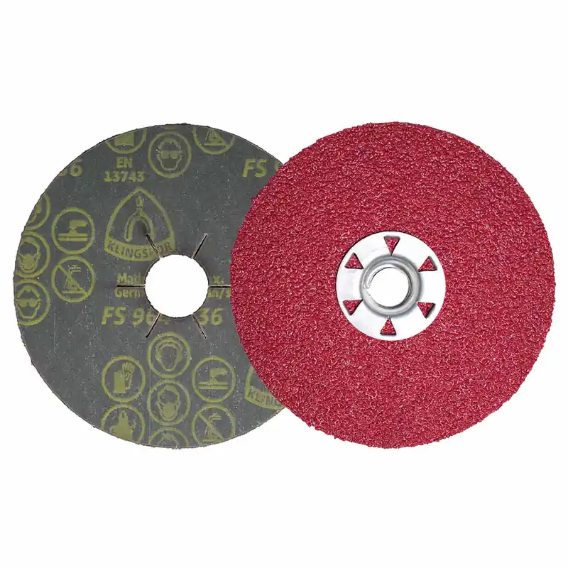 No Minimum Order 964 080G11522Q - FS964 Quick Lock Fibre Disc/80 Grit/4.5"x 7/8"