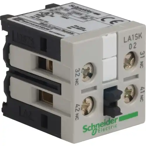 Schneider Electric LA1SK02 TeSys SK - auxiliary contact block - 2 NC Reduced Price