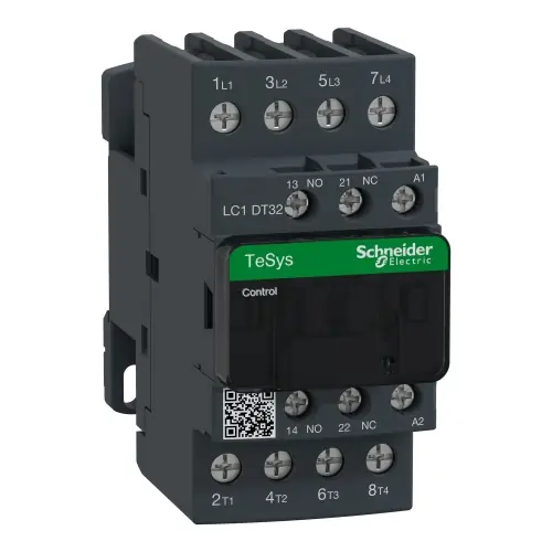 Schneider Electric LC1DT32G7 TeSys D Non-Reversing contactor - 4P(4 NO) - AC-1 - <= 440 V 32 A - 120 V AC 50/60 Hz coil Last Chance